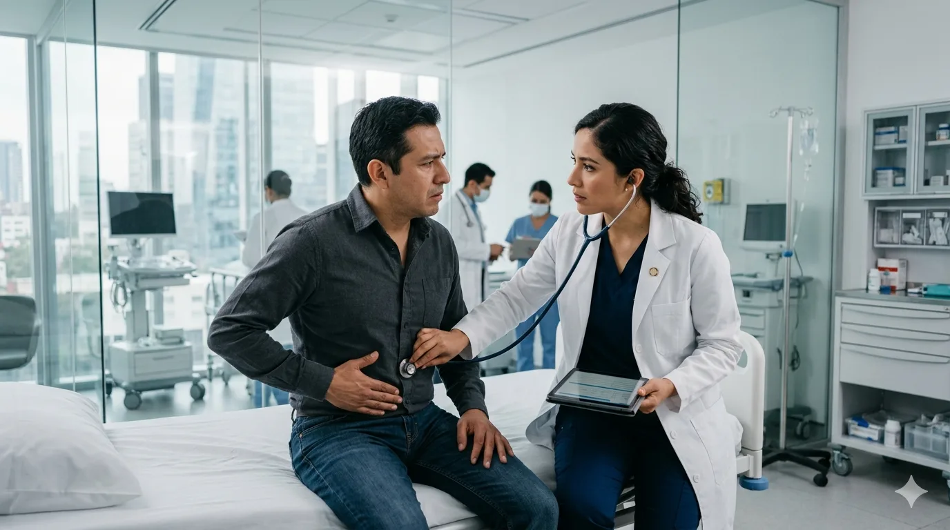 Evaluación y manejo del dolor abdominal en CDMX